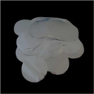 Metallic Gold Confetti Circle