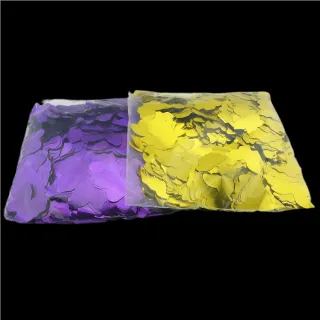 Confettis pailletés métalliques en forme de papillon