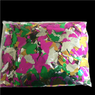 Metallic vlindervormige glitterconfetti