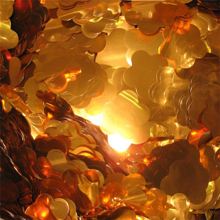 Bloemvorm metalen confetti