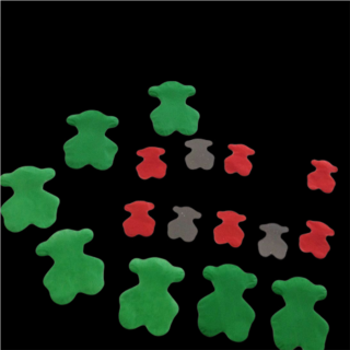 Aangepaste vorm confetti