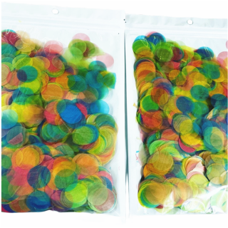 可生物降解的圆形婚礼五彩纸屑