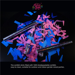Gender Reveal Confetti Wands