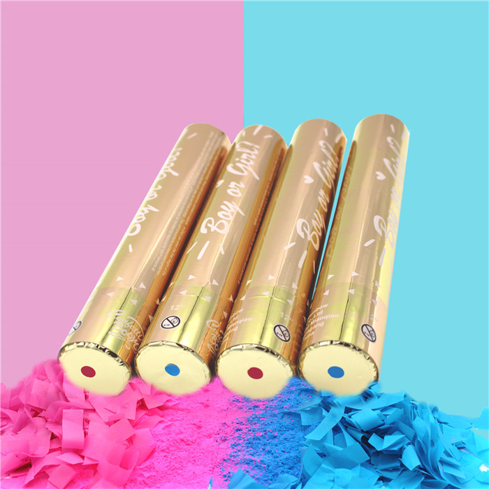 gender reveal poppers