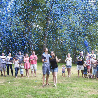 18'''' Gender Reveal Confetti Poederkanon