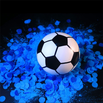 Pallone da Calcio Gender Reveal polvere azzurra per MASCHIETTO