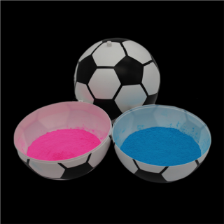 Gender Reveal exploderende voetbal