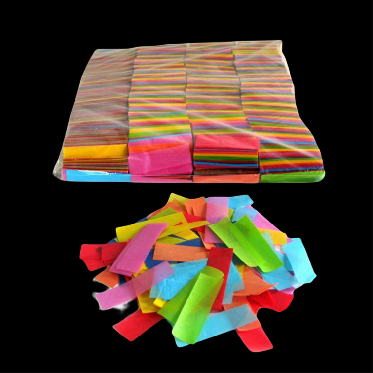 Multicolored Bulk Pack Paper Confetti 1kg 2