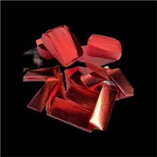 Biodegradable metallic confetti 55*17mm 3