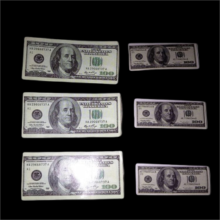 aangepaste geld confetti