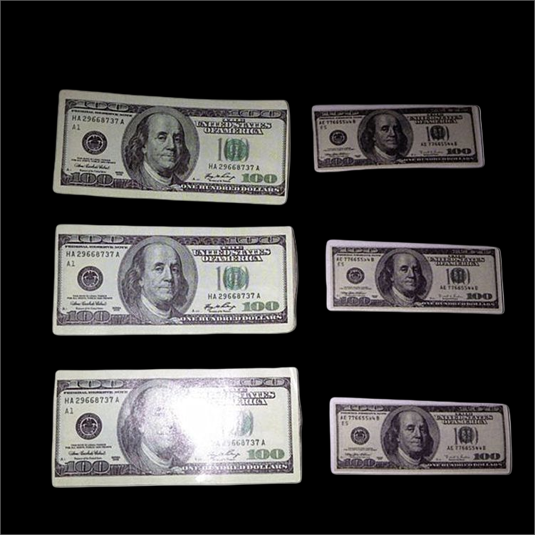 Dollar decorative money