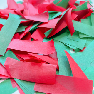 Christmas Multicolor Paper Confetti