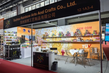 Suzhou Rainbow Arts and Crafts Co., Ltd. Showcases Innovative Eco-Friendly Products at Guangzhou GETSHOW Exhibition