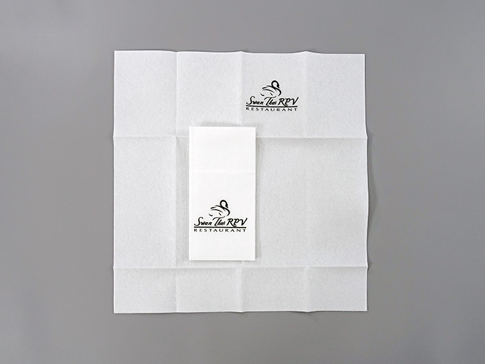 40x40cm Folded Printing Airlaid Paper Napkins
