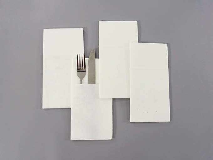 43x43cm White Airlaid Napkins For Restaurant