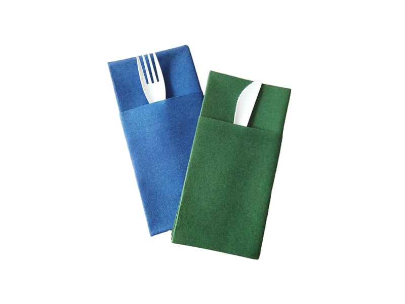 Safe and hygienic pocket airlaid napkins