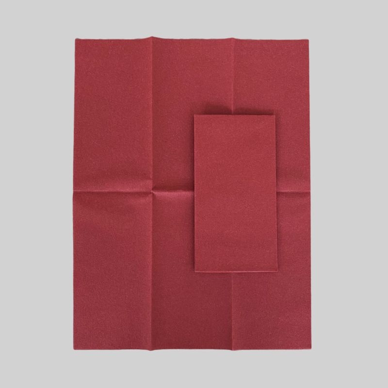Burgundy Airlaid Napkin Cloth Like Paper Guest Towel