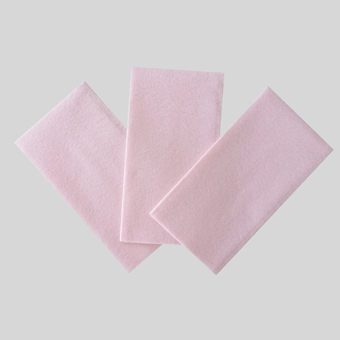 Светло-розовая салфетка Airlaid
, похожая на бумажное полотенце для гостей