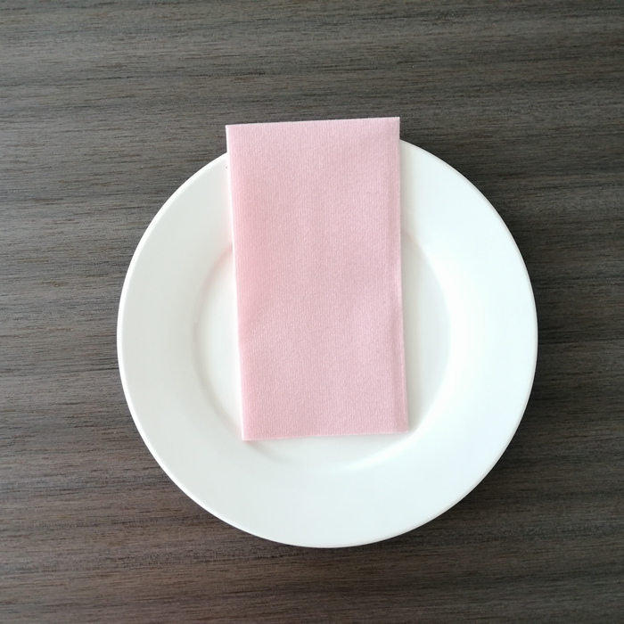 Light Pink Airlaid Napkin Cloth Like Paper Guest Towel