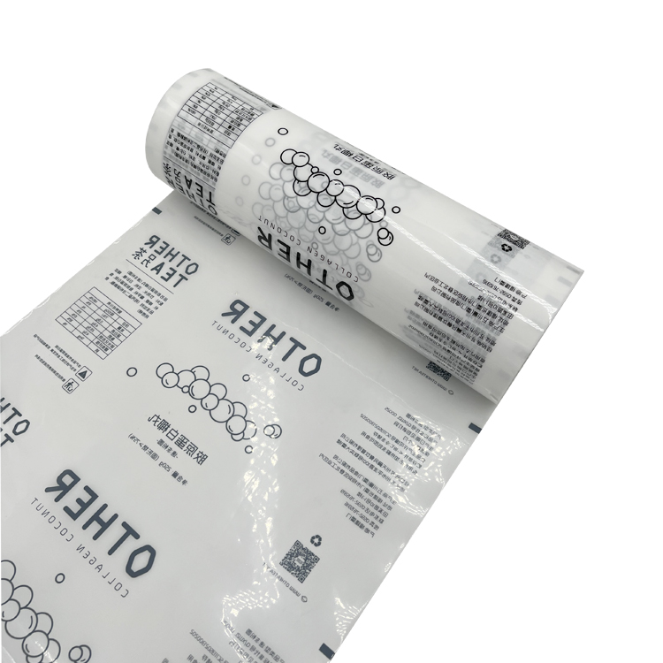 Witte plastic filmrol voor voedselverpakkingen