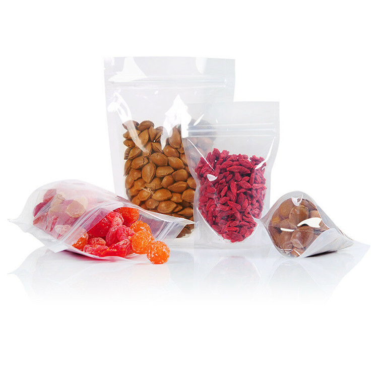 Transparent Food Packaging Pouch Bags