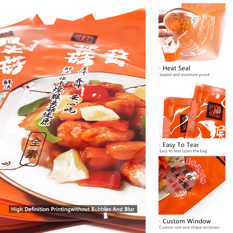 Sacchetti per imballaggio alimentare per congelatore stampati personalizzati Sacchetti sottovuoto per alimenti con stampa rotocalco