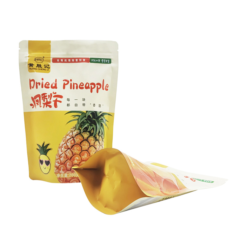 Sac de pochettes d'emballage de fruits secs en plastique de qualité alimentaire