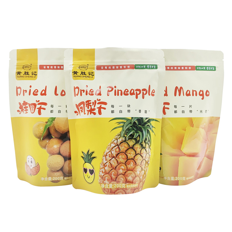 Food Grade Plastic Dry Fruit Packaging Pouches Bag