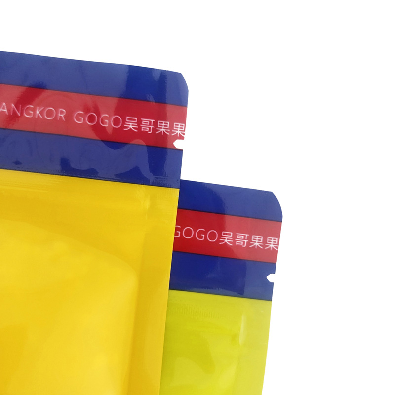 Bolsas plásticas para alimentos secos com zíper