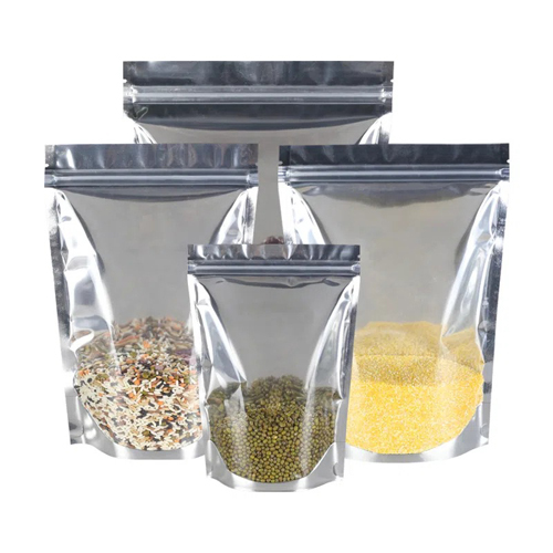 What plastic packaging bags are commonly used for convenient and fast food?