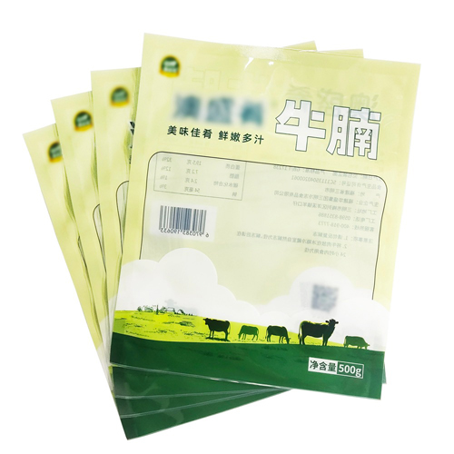 Printed Frozen Food Packaging Vacuum Pouches Food Bags