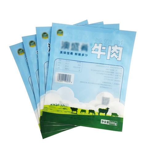 Printed Frozen Food Packaging Vacuum Pouches Food Bags