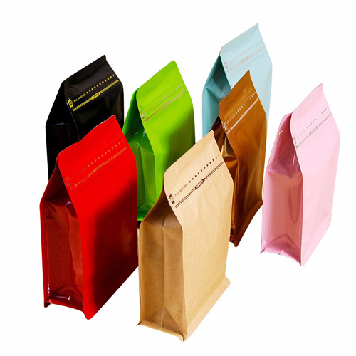 Blank Coffee Pouch Bags With One Way Valve