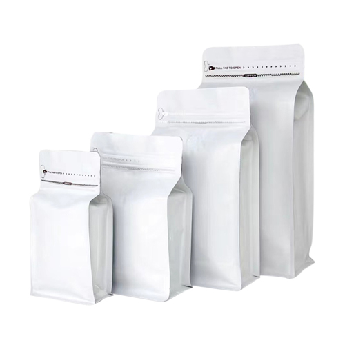 Personalized White 12oz Coffee Bags