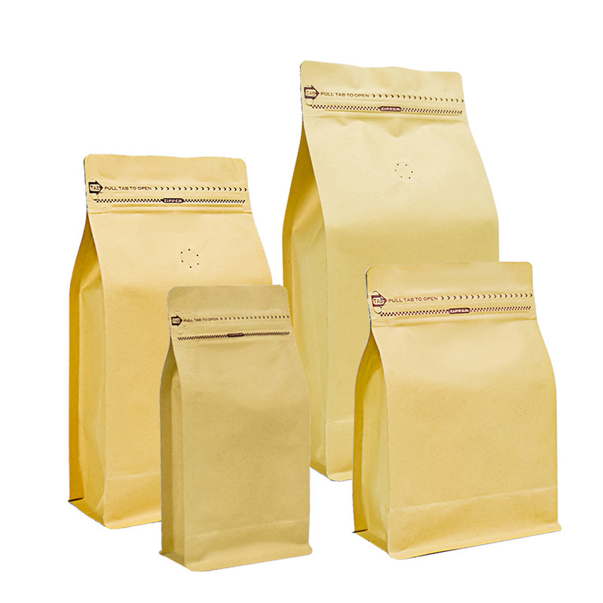 Espresso Pouches Coffee Paper Packaging Zipper Bags