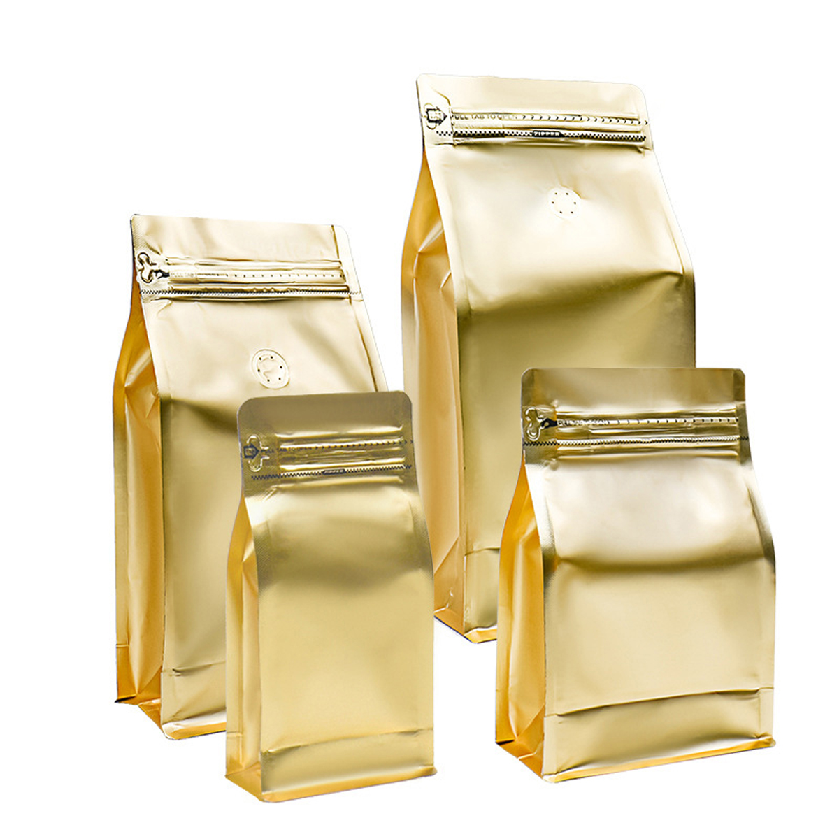 Espresso Pouches Coffee Paper Packaging Zipper Bags