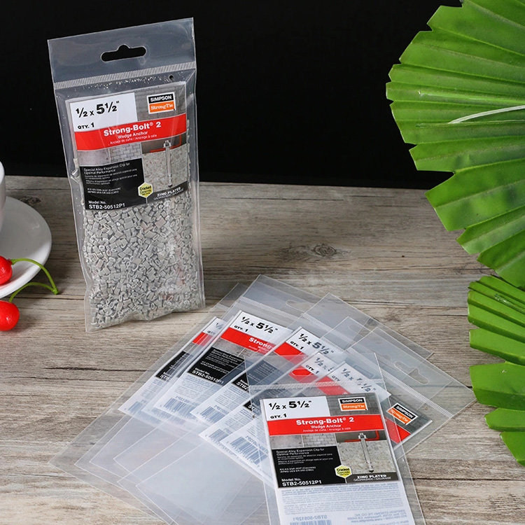 Clear stand-up zipper bags Clear stand-up zipper bags