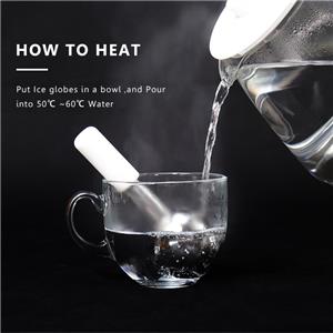 Stainless steel 360 degree rorating facial ice globes -Silver