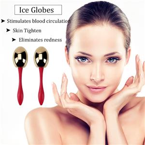 New design Oval facial ice globes-stainless steel