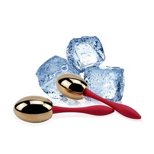 New design Oval facial ice globes-stainless steel