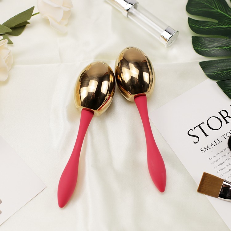 New design Oval facial ice globes-stainless steel
