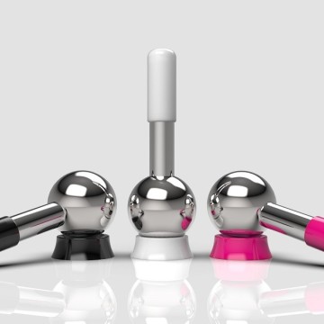 2024 new design facial ice globes with silicone tray