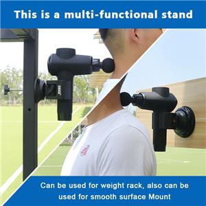 Multifucntional Massage gun holder-with suction cup and screw