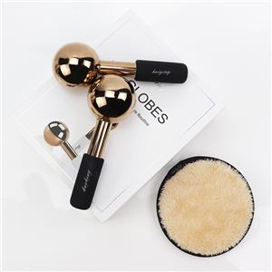 2022 stainless steel face ice globes magic ice facial globes