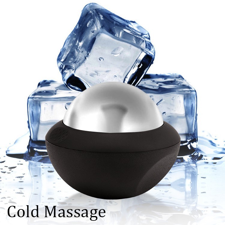 Cryosphere 60mm Big Stainless Steel Ice Massage Ball Hot Cold Roller Ball for Fast Muscle Pain Relief