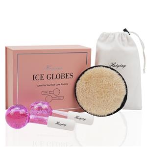 Mini Face Massage Glass Ice Crystal Globes Cryo Sticks Facial Ice Globes For Face