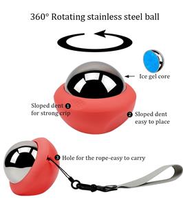 2026 Hot Selling Chilling Cold Therapy Massage Roller Ball Cryo Sphere for Fast Muscle Aches Relief Tool