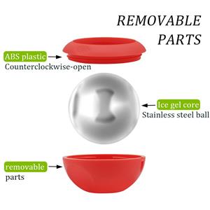 2026 Hot Selling Chilling Cold Therapy Massage Roller Ball Cryo Sphere for Fast Muscle Aches Relief Tool