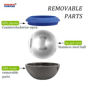 Factory price all in one Stainless Cold massage roller ball muscle massage yoga relax roller cold massage rollig ball