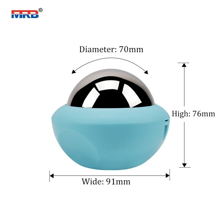 Custom logo stainless steel massage ball cryoball cold massage roller Ice Therapy Relief Cryo ball